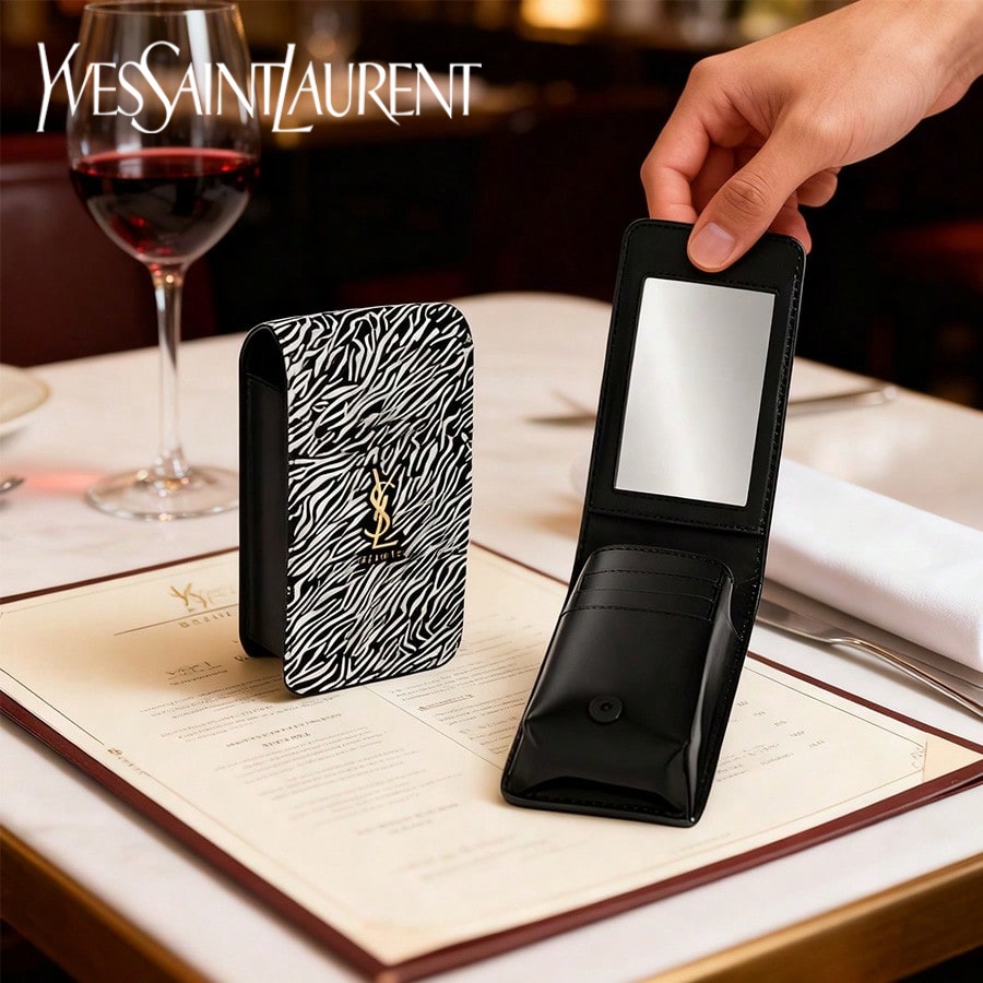 Luxury Designer Bags Ysl - YSL Limited: Мини-портативный чехол-конверт с зебровым