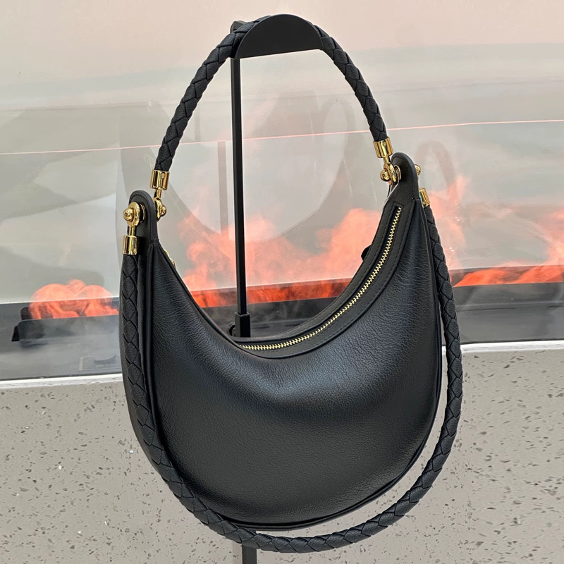Luxury Bags 2026 - Классические круглые сумки-полумесяцы для женщин, роскошные