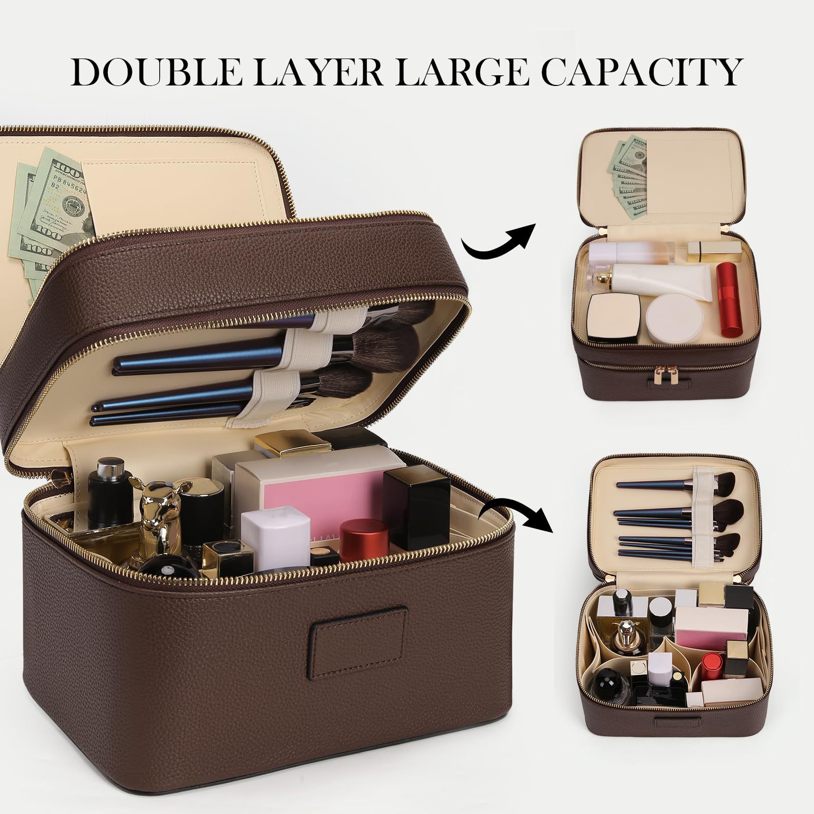 Большая двухслойная люксовая к – обзор и цена Luxury Bags Leather