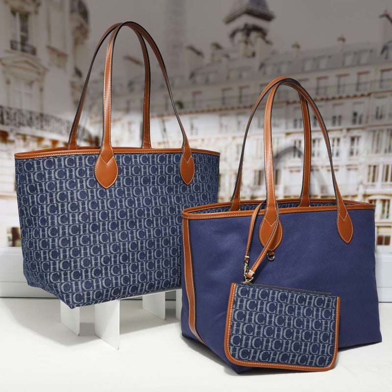 Джинсовая сумка-тоут с моногра – обзор и цена Tote Bag Leather Monogram