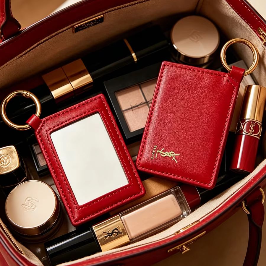 Красное кожаное квадратное мин – обзор и цена Luxury Designer Bags Ysl